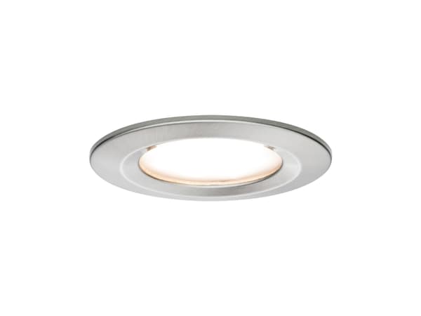 Paulmann Nova, 1 ampuller, LED, 2700 K, 650 lm, IP44, Metallisk Metallisk