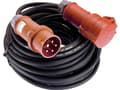 Miniatyrbild 1 av 2: som - Schwabe 60566 Power Extension Cable Black 10.00 m med fasomvändare