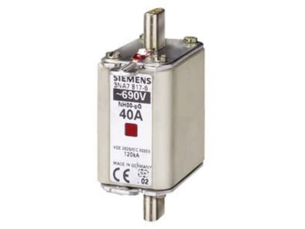 Siemens 3NA78226 Sikringsindsats Sikringsstørrelse = 0 63 A 690 V