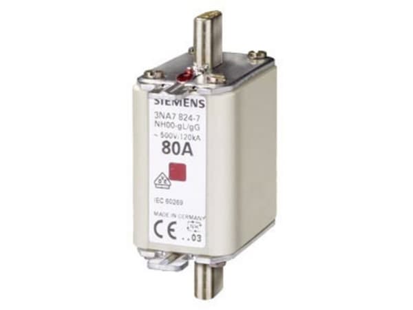 Siemens 3NA78307 Sikringsindsats Sikringsstørrelse = 0 100 A 500 V 3 stk