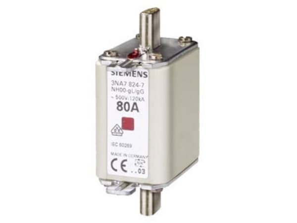 Siemens 3NA78307 Sikringsindsats Sikringsstørrelse = 0 100 A 500 V 3 stk