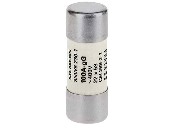 Siemens 3NW62241 Cylindersikringsindsats 80 A 500 V 10 stk
