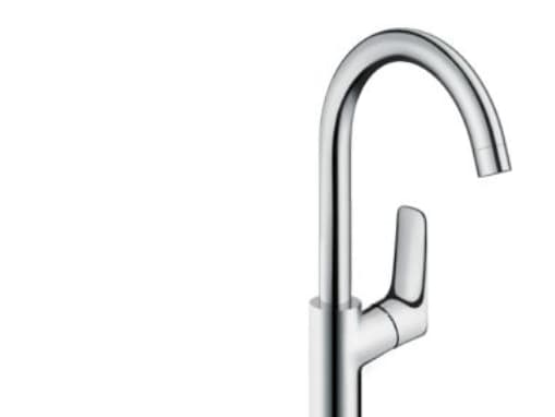 hansGrohe Logis håndvaskarmatur 154 mm tud forkr