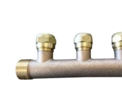 rör 3/4 3x1/2 brz - inkl. 15 mm öppning Brons