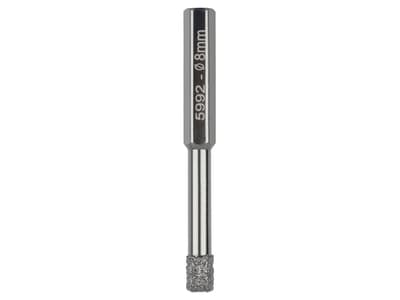 wolfcraft GmbH 4006885599109, Drill, Høyrehåndsrotasjon, 6 mm, 80 mm, Keramisk, Stein, Flis, 4 cm