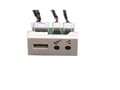 Miniatyrbild 1 av 2: Garbot FA-2420-USB-MIC-PHJ-F/F-PH-20, Vit, 45 mm, 22,5 mm