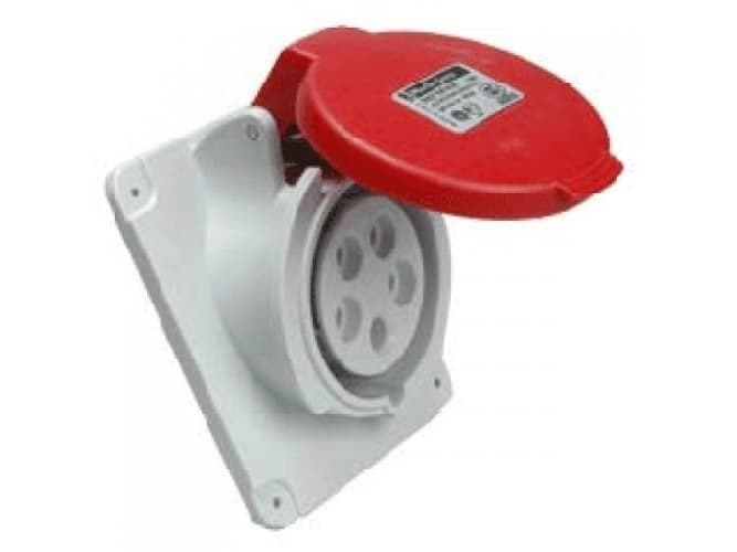 Schneider Panel socket 5P 16A 400V red IP44 (PKF16F435)