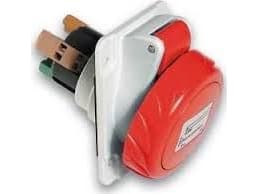 Schneider Panel socket 5P 16A 400V red IP67 (PKY16F735)