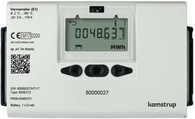 Kamstrup MULTICAL603 2,5 m3/h - Varmemåler 190mm x G1''B (R3/4'') Frem- eller returl