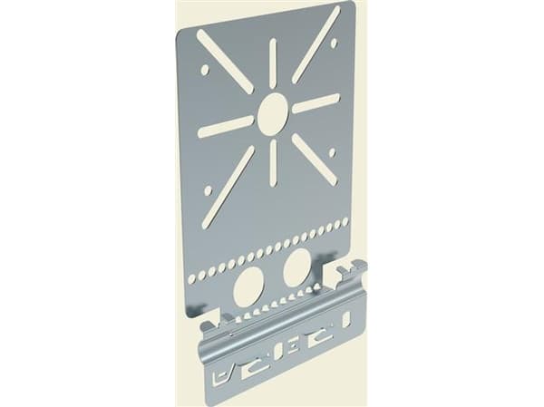 LEGRAND Monteringsplatta P31 G Quick Höjd 60 mm Elektrisk förzinkad, klickar fast utan skruvar.