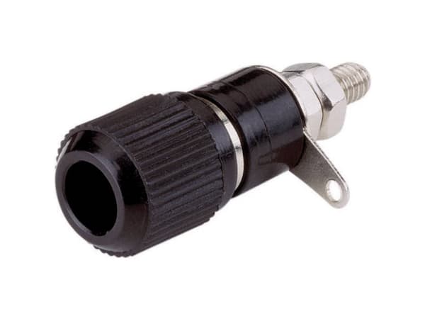 TRU COMPONENTS Polklemme Rød, Sort 6 A 10 stk