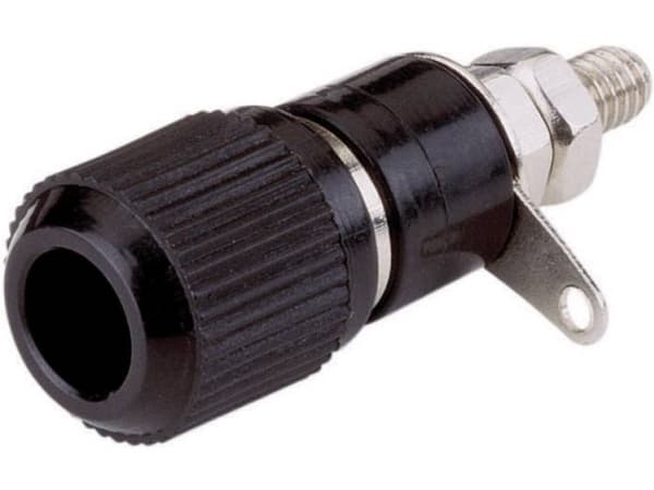 TRU COMPONENTS Polklemme Rød, Sort 6 A 10 stk