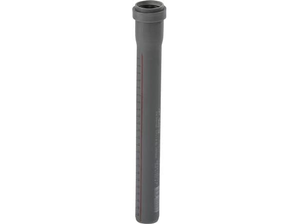 HT Safe rør 32X250mm m. mufHurtigere og nemmere montering med de nye patenterede tætningsringe bestående af 3 læber.