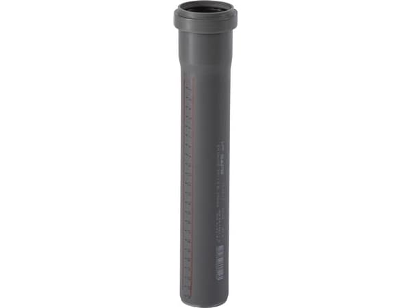 HT Safe rør 50X250mm m. mufHurtigere og nemmere montering med de nye patenterede tætningsringe bestående af 3 læber.