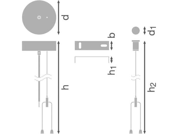 LEDVANCE 4058075133280, Valkoinen, Metalli, 10 cm, 336 g, 25 mm