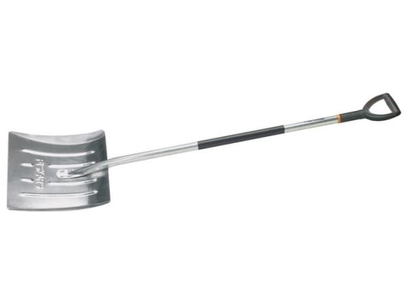 Fiskars Kevyt ja tukeva alumiininen lumilapio 44cm (1001636)