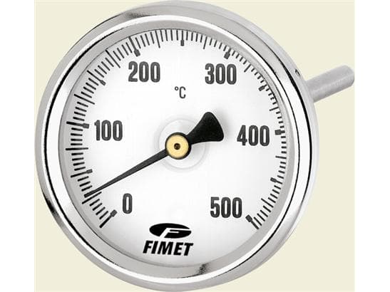 RØGGASTERMOMETER dn 63 . Ø51X150MM 0-500° C.