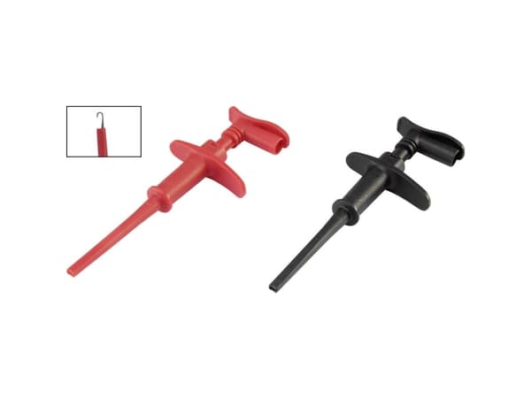 VOLTCRAFT MSK-118 Trykterminal Stik 4 mm CAT III 1000 V, CAT IV 600 V Sort, Rød