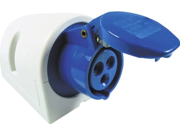 REV 00129 CEE Wandsteckdose 16 A 3polig 230 V (00129)