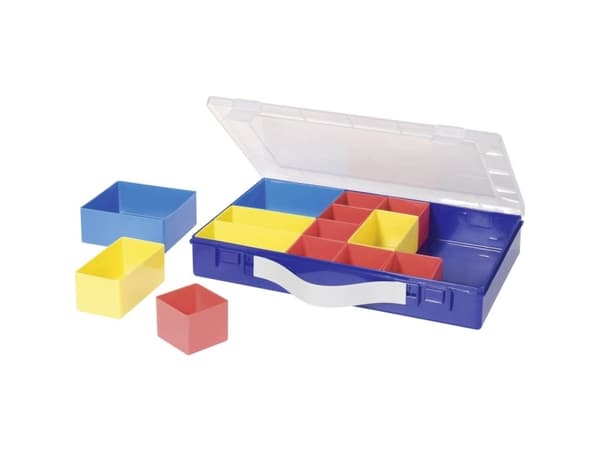 Hünersdorff Sortimentslåda (L x B x H) 332 x 232 x 55 mm Antal fack: 14 Variabel indelning 1 st