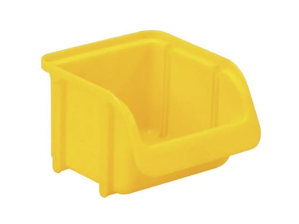 Hünersdorff 671200 Förvaringslåda (B x H x D) 115 x 100 x 75 mm Gul 1 st