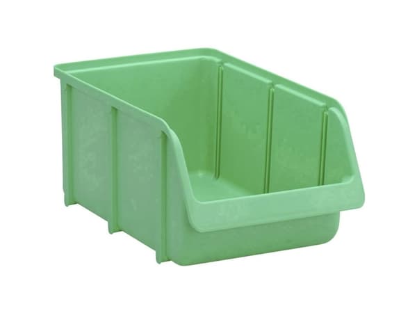 Hünersdorff 674400 Förvaringslåda (B x H x D) 335 x 205 x 155 mm Grön 1 st