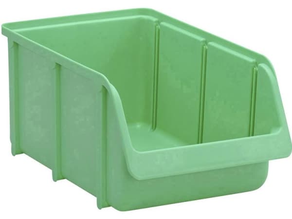 Hünersdorff 674400 Opbevaringskasser (B x H x T) 207 x 155 x 332 mm Grøn 1 stk
