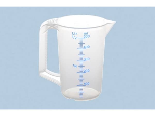 Hünersdorff 935000 Målebæger 500 ml Polypropolen (PP)
