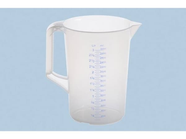 Hünersdorff 938000 Målebæger 3000 ml Plastic
