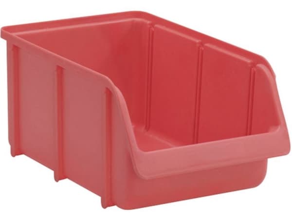 Hünersdorff 674100 Opbevaringskasse 4 (B x K x T) 207 x 155 x 332 mm Rød 1 stk