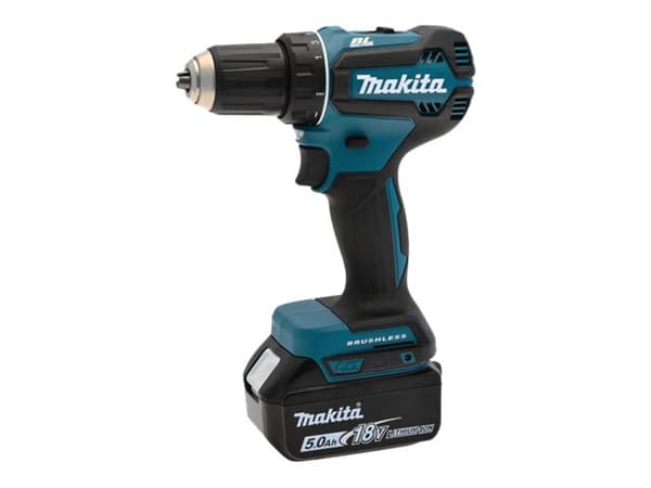 Makita DDF485RTJ3 - Drill/driver - trådløs - 2 hastigheter - nøkkelfri borhylse 13 mm - 50 N·m - 3 batterier - 18 V