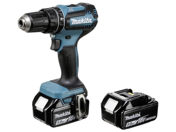 Makita DHP485RTJ - Hammerbor/driver - trådløs - 2 hastigheter - nøkkelfri borhylse 13 mm - 50 N·m - 18 V