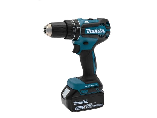 Makita DHP485RTJ - Hammerbor/driver - trådløs - 2 hastigheter - nøkkelfri borhylse 13 mm - 50 N·m - 18 V