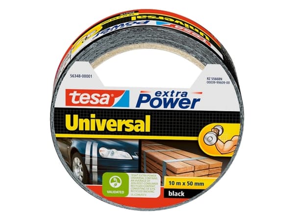 TESA 56348-00001-15, Black, Packaging, Repairing, Rough, Smooth, 10 m, 50 mm, 1 pc(s)