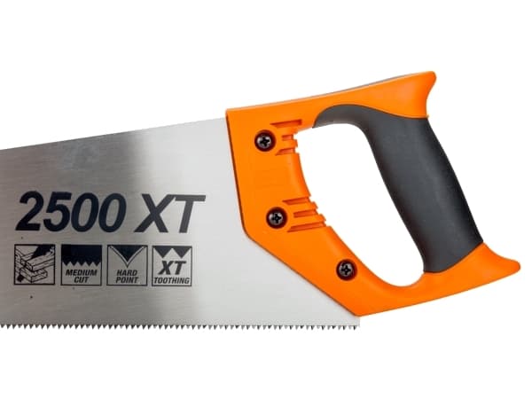 Bahco 2500-22-XT-HP, Ryggsåg, Plast, Trä, Svart, Orange, Rostfritt stål, Svart, Röd, 1 styck, 55 cm