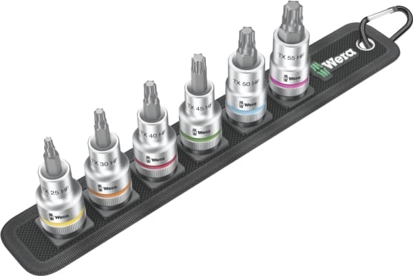 Wera Belt C 3, Hylsysarja, 1/2", metrinen, 6 hylsy(ä), 25,30,40,45,50,55 mm