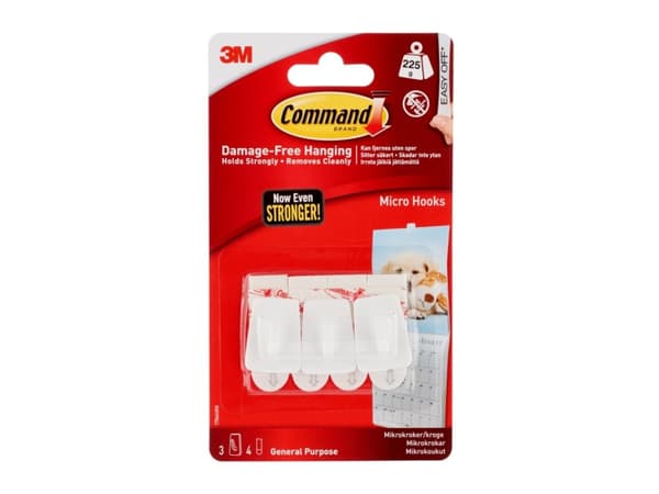 3M Command mikrokrokar 17066