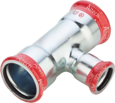 18x22x18mm FZ tee pres - St . Til varme- og kølesystemer