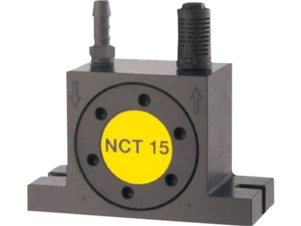 Netter Vibration NCT 29 Turbiinivärähtelijät Sarja NCT Keskipakovoima (6 bar) 5018 N Nimellistaajuus (6 barilla) 18000 rpm Työmomentti 0,282 cm/kg