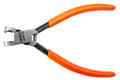 Miniatyrbilde 4 av 5: Bahco Sideavbiter vinklet 90°, for bearbeiding av plastdeler, Diagonal tang, 1,5 cm, 1,15 cm, 1,1 cm, Kull stål, PVC, Oransje