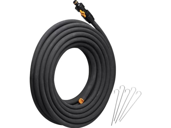 Fiskars 1025935, 15 m, Ovan jord, Svart, Gummi, 39 mm, 39 mm