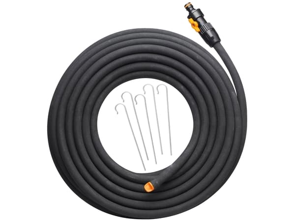 Fiskars 1025935, 15 m, Maanpinnan yläpuolella, Musta, Kumi, 39 mm, 39 mm