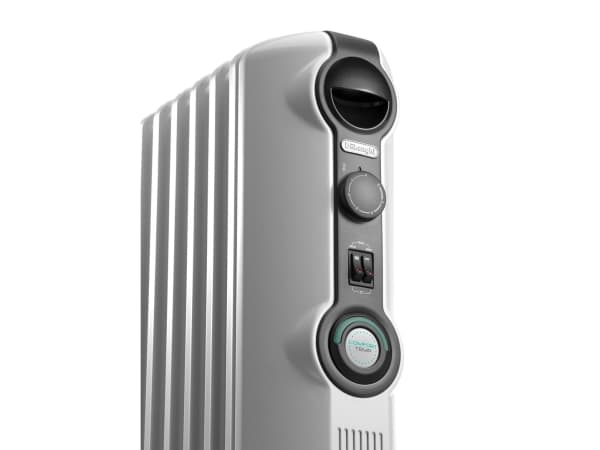 De'Longhi RadiaS TRRS0920C - Oljeradiator - frittstående - 2 kW - hvit