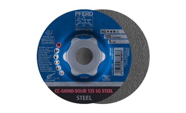 PFERD 64185125, 2,22 cm, 12,5 cm, 12200 RPM, 10 kpl
