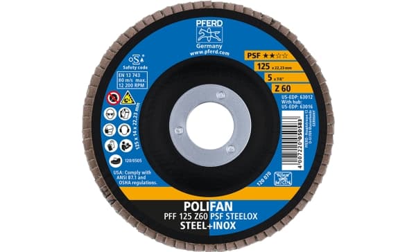 PFERD 67666125, 12,5 cm, 12200 RPM, 60 g, 10 kpl
