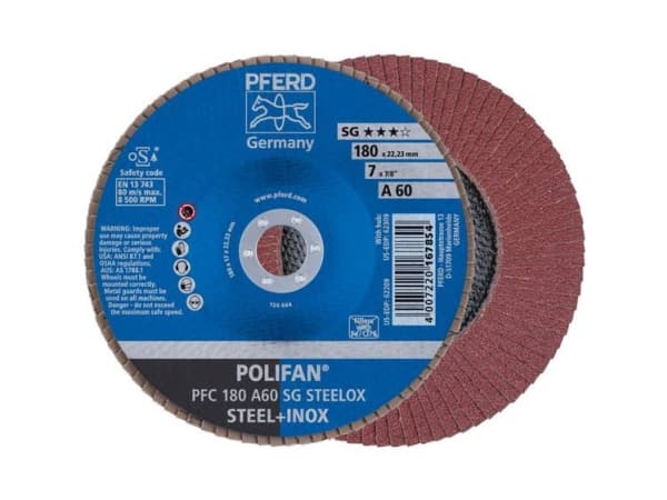 PFERD 67706185, 2,22 cm, 18 cm, 8500 kierrosta minuutissa, 60 g, 10 kpl