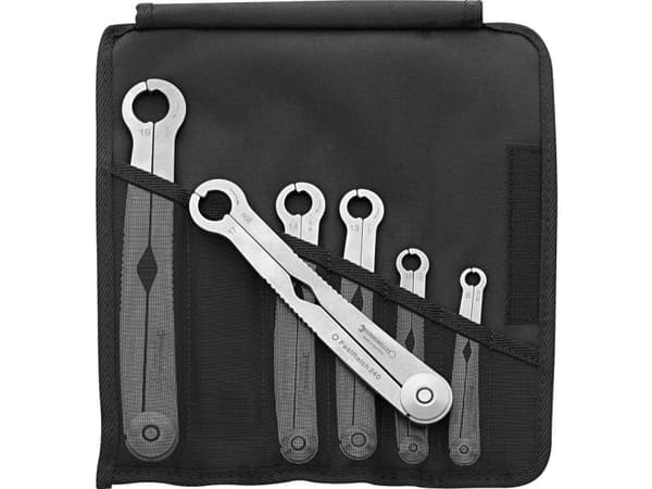 STAHLWILLE 240/6, 8,10,13,14,17,19 mm, Svart, Rostfritt stål, 1,23 kg