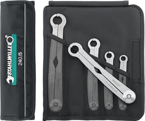 STAHLWILLE 240/6, 8,10,13,14,17,19 mm, Svart, Rostfritt stål, 1,23 kg
