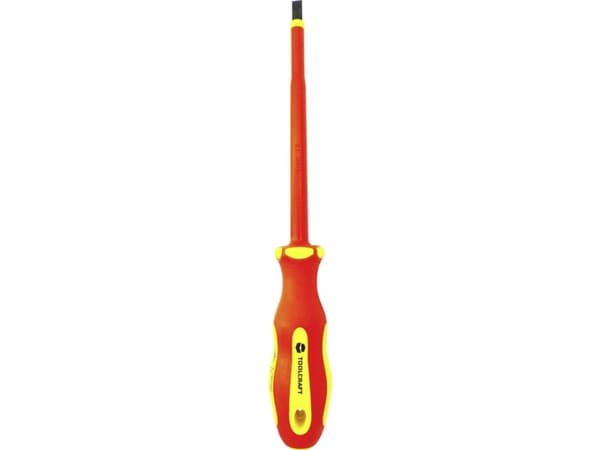 TOOLCRAFT SL 6.5 VDE, Elektronik og finmekanik, Værksted Kærv-skruetrækker Klinge-længde: 150 mm