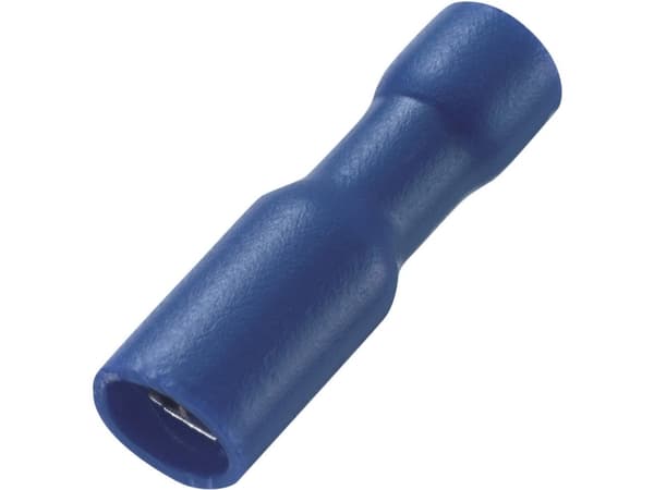 TRU COMPONENTS 738995 Rundstikmuffer 1.50 mm² 2.50 mm² Halkaisija: 4 mm Helisoleret Blå 100 stk